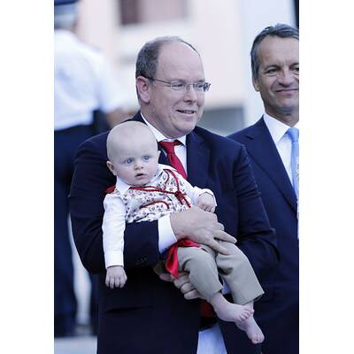 Fürstin Charlène & Albert feiern mit Zwillingen