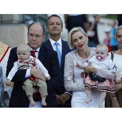 Fürstin Charlène & Albert feiern mit Zwillingen
