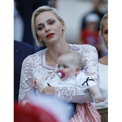 Fürstin Charlène & Albert feiern mit Zwillingen