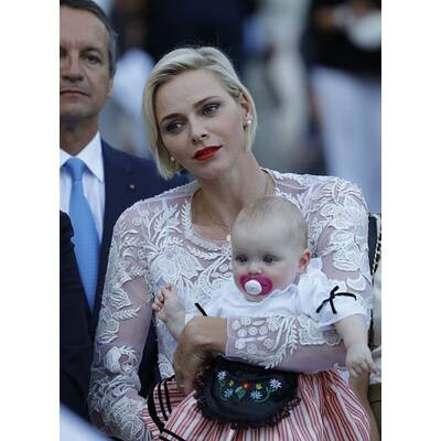 Fürstin Charlène & Albert feiern mit Zwillingen