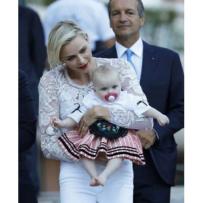 Fürstin Charlène & Albert feiern mit Zwillingen