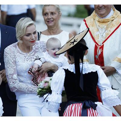Fürstin Charlène & Albert feiern mit Zwillingen