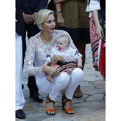 Fürstin Charlène & Albert feiern mit Zwillingen