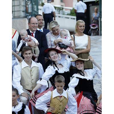 Fürstin Charlène & Albert feiern mit Zwillingen