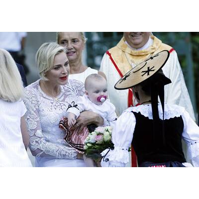 Fürstin Charlène & Albert feiern mit Zwillingen