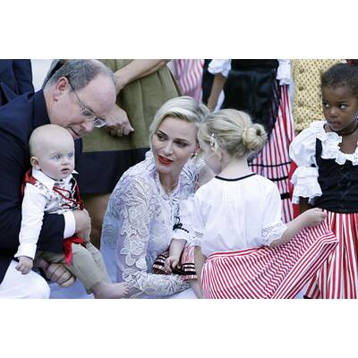 Fürstin Charlène & Albert feiern mit Zwillingen