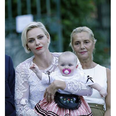 Fürstin Charlène & Albert feiern mit Zwillingen