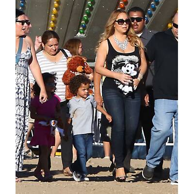 Mariah Carey: Vergnügt mit ihren Zwillingen