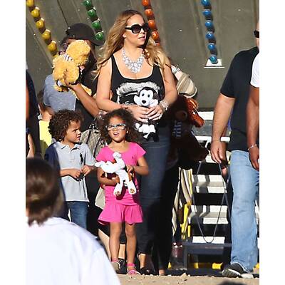 Mariah Carey: Vergnügt mit ihren Zwillingen