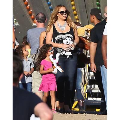 Mariah Carey: Vergnügt mit ihren Zwillingen