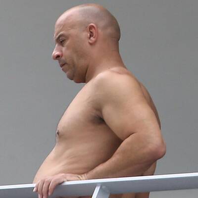 Vin Diesel mit Bierbauch