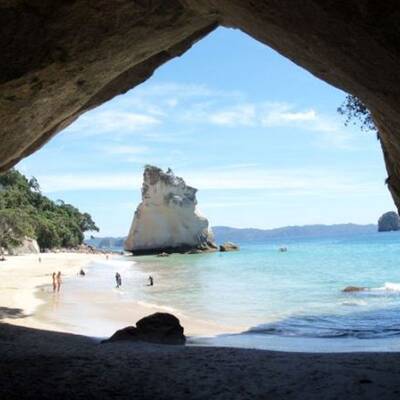 10. Cathedral Cove, Hahei, Coromandel (Neuseeland)
