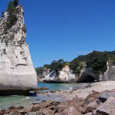 10. Cathedral Cove, Hahei, Coromandel (Neuseeland)