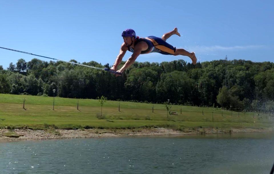 Barfuß Wasserski-WM Wimmer