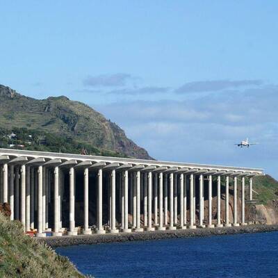 Funchal Airport auf Madeira / Portugal