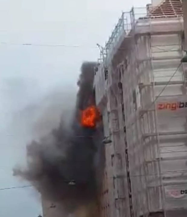 Zimmerbrand mit starker Rauchentwicklung in der Erlachgasse