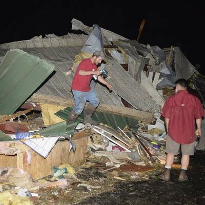 Spur der Verwüstung