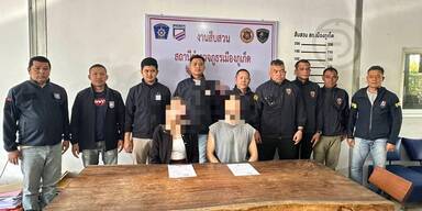 Der &Ouml;sterreicher und die Deutsche gestehen im Verh&ouml;r den Diebstahl.