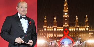 Conchita am Life Ball Plakat