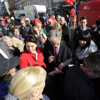 Werner Faymann am Tag vor der Wahl