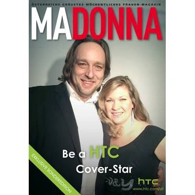 Cover-Model by HTC & MADONNA 