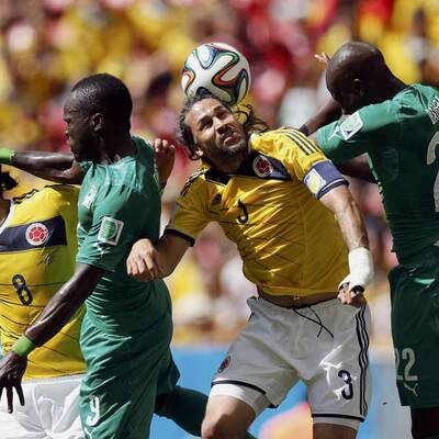 Bilder zu Kolumbien gegen Elfenbeinküste