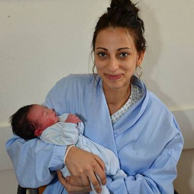 Die Bilder der Polizei-Geburtshelfer