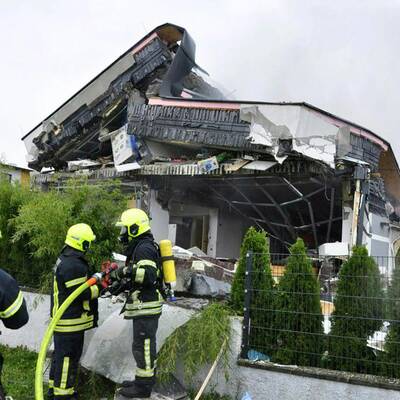 Haus in Hollabrunn explodiert