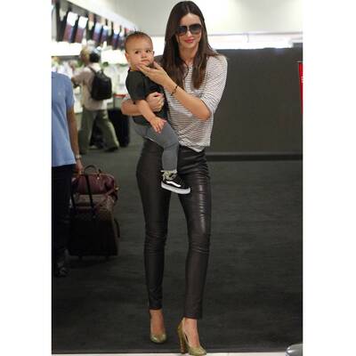 Miranda Kerr: Sie liebt ihre Leder-Hosen  