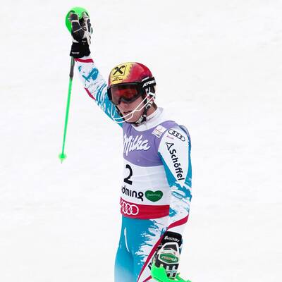 Marcel Hirscher jubelt über Gold