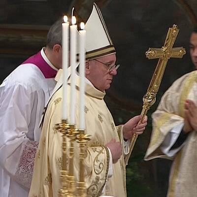 Die erste Papst-Messe