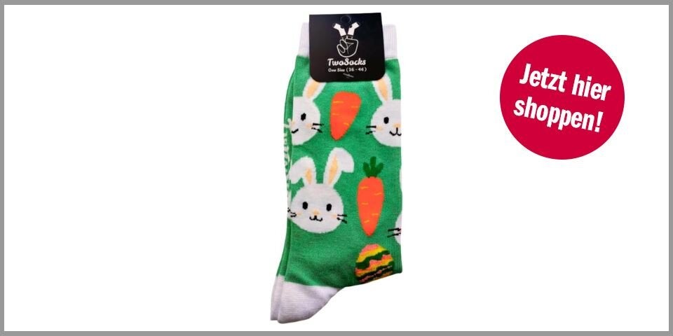 TwoSocks Ostersocken – für 9,31 Euro bei Amazon* 
