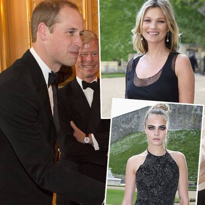 Prinz William feiert bei Gala-Dinner mit den Stars