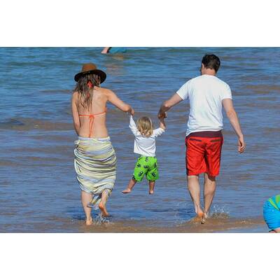 Olivia Wilde: Sexy Familientage am Strand