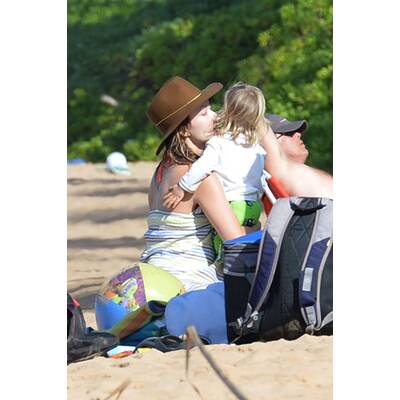 Olivia Wilde: Sexy Familientage am Strand