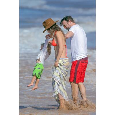 Olivia Wilde: Sexy Familientage am Strand