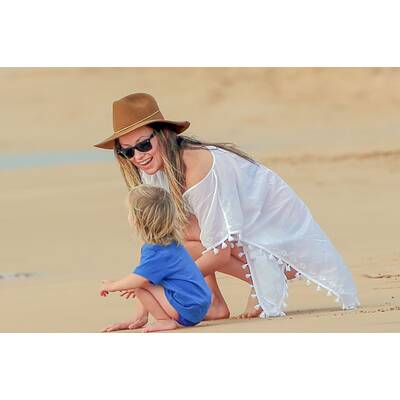 Olivia Wilde: Sexy Familientage am Strand