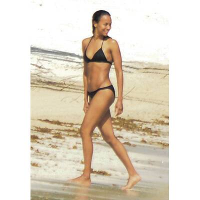 Zoe Saldana & Ehemann Marco Perego: Knutsch-Show in Mexiko