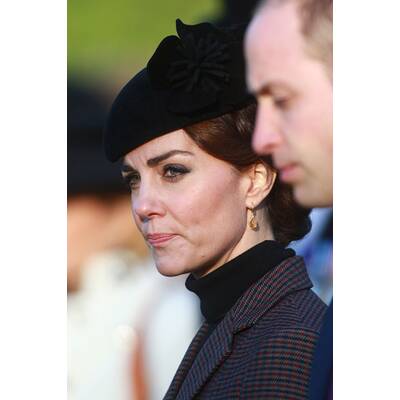 Herzogin Kate & Prinz William besuchen Gottesdienst in Sandringham