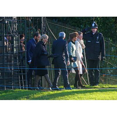 Herzogin Kate & Prinz William besuchen Gottesdienst in Sandringham