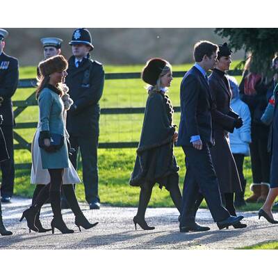 Herzogin Kate & Prinz William besuchen Gottesdienst in Sandringham