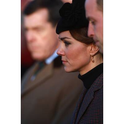 Herzogin Kate & Prinz William besuchen Gottesdienst in Sandringham