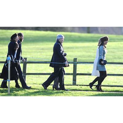 Herzogin Kate & Prinz William besuchen Gottesdienst in Sandringham