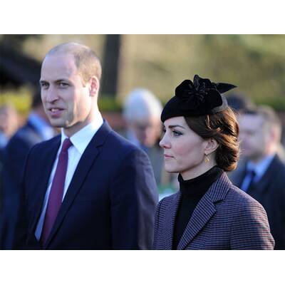 Herzogin Kate & Prinz William besuchen Gottesdienst in Sandringham