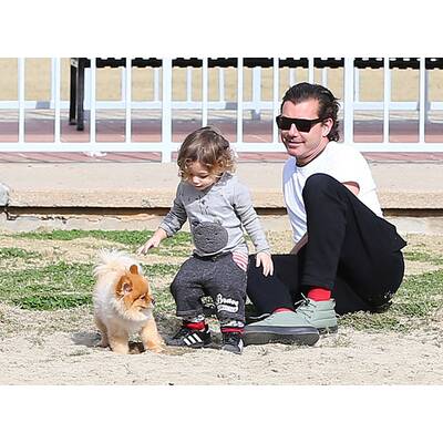 Gavin Rossdale: Vater-Sohn-Zeit mit Apollo