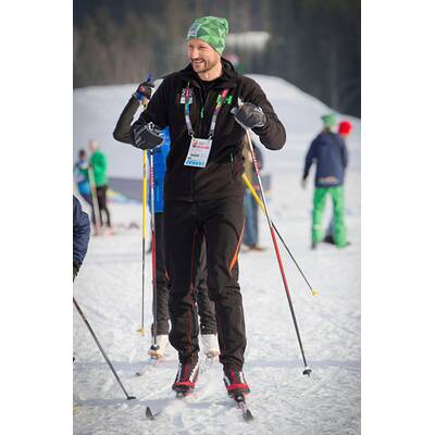 Norwegen-Royals vergnügen sich beim Skifahren in Lillehammer