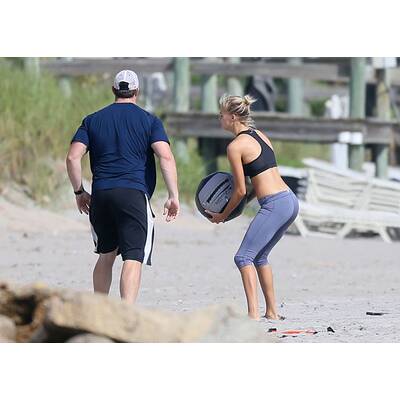 Kelly Rohrbach: Training am Strand