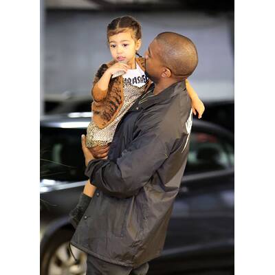 Kim, Kanye & Nori unterwegs