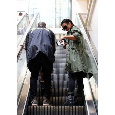 Kim, Kanye & Nori unterwegs