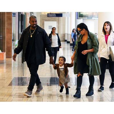 Kim, Kanye & Nori unterwegs